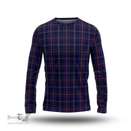 ScotsTee Shop Scottish Fitzgerald Hunting Clan Tartan Long Sleeve T Shirt