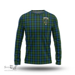 ScotsTee Shop Scottish Ferguson of Atholl Clan Crest Tartan Long Sleeve T Shirt