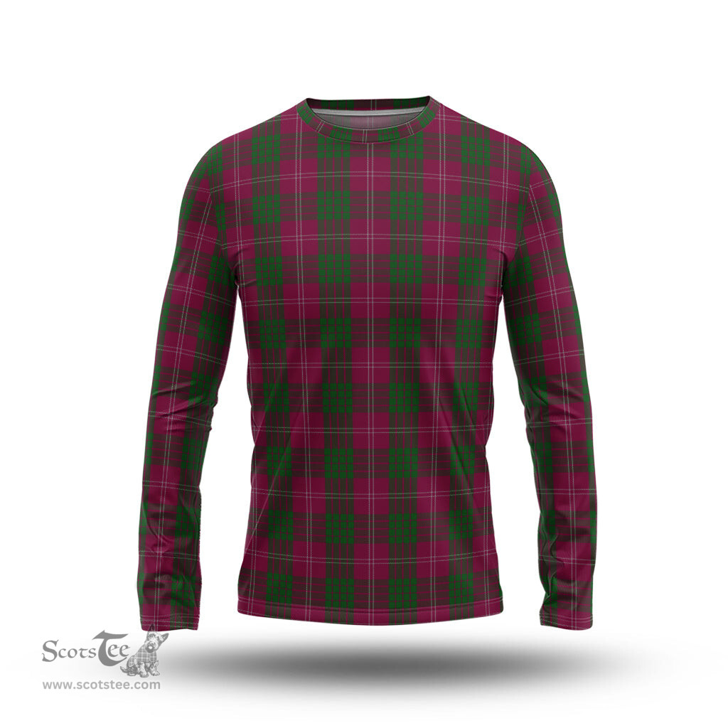 ScotsTee Shop Scottish Crawford Clan Tartan Long Sleeve T Shirt