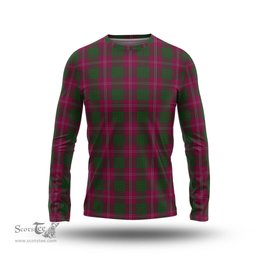 ScotsTee Shop Scottish Crawford Clan Tartan Long Sleeve T Shirt