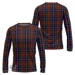 ScotsTee Shop Scottish Crozier Clan Tartan Long Sleeve T Shirt
