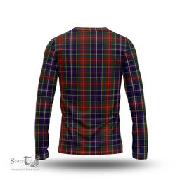 ScotsTee Shop Scottish Crozier Clan Tartan Long Sleeve T Shirt