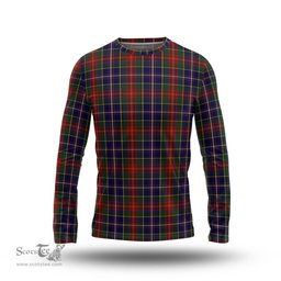 ScotsTee Shop Scottish Crozier Clan Tartan Long Sleeve T Shirt