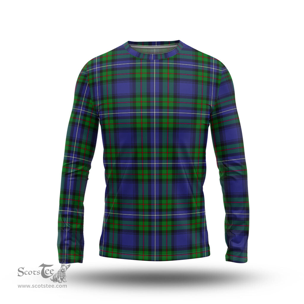 ScotsTee Shop Scottish Donnachaidh Clan Tartan Long Sleeve T Shirt