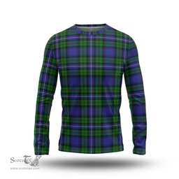 ScotsTee Shop Scottish Donnachaidh Clan Tartan Long Sleeve T Shirt