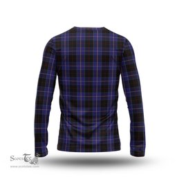 ScotsTee Shop Scottish Dunlop Clan Crest Tartan Long Sleeve T Shirt
