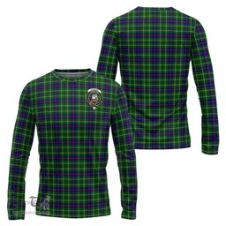 ScotsTee Shop Scottish Duncan Modern Clan Crest Tartan Long Sleeve T Shirt