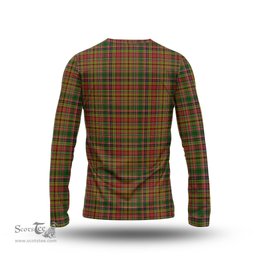 ScotsTee Shop Scottish Drummond of Strathallan Clan Tartan Long Sleeve T Shirt