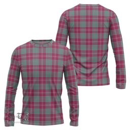 ScotsTee Shop Scottish Crawford Ancient Clan Tartan Long Sleeve T Shirt