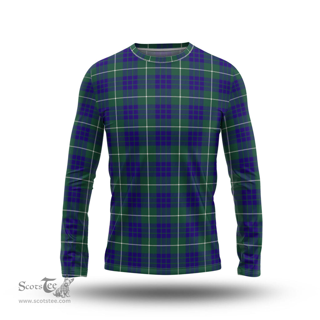 ScotsTee Shop Scottish Hamilton Hunting Modern Clan Tartan Long Sleeve T Shirt