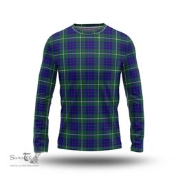 ScotsTee Shop Scottish Hamilton Hunting Modern Clan Tartan Long Sleeve T Shirt