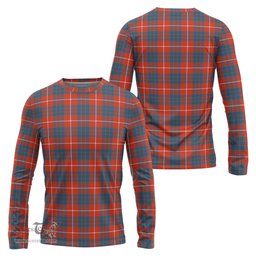 ScotsTee Shop Scottish Hamilton Ancient Clan Tartan Long Sleeve T Shirt