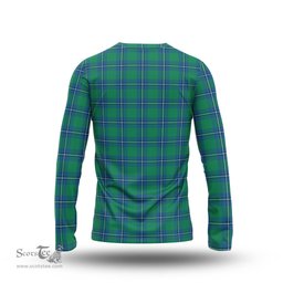 ScotsTee Shop Scottish Irvine Ancient Clan Tartan Long Sleeve T Shirt