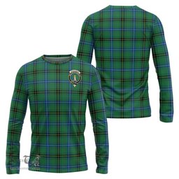 ScotsTee Shop Scottish Henderson Ancient Clan Crest Tartan Long Sleeve T Shirt