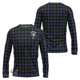 ScotsTee Shop Scottish Galbraith Modern Clan Crest Tartan Long Sleeve T Shirt