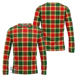 ScotsTee Shop Scottish Gibsone (Gibson-Gibbs) Clan Tartan Long Sleeve T Shirt