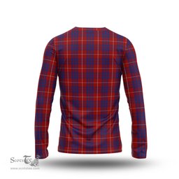ScotsTee Shop Scottish Hamilton Clan Crest Tartan Long Sleeve T Shirt