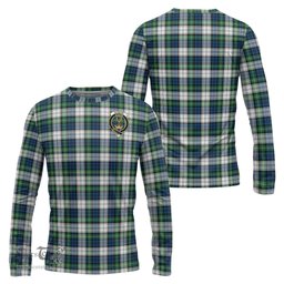ScotsTee Shop Scottish Gordon Dress Ancient Clan Crest Tartan Long Sleeve T Shirt