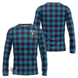 ScotsTee Shop Scottish Home Ancient Clan Crest Tartan Long Sleeve T Shirt