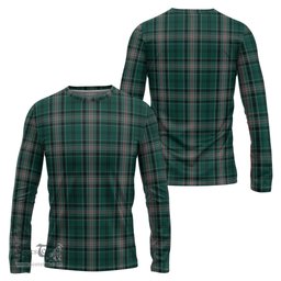 ScotsTee Shop Scottish Kelly of Sleat Hunting Clan Tartan Long Sleeve T Shirt