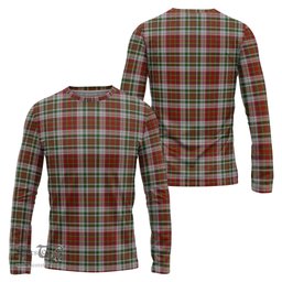ScotsTee Shop Scottish MacAlister Dress Clan Tartan Long Sleeve T Shirt