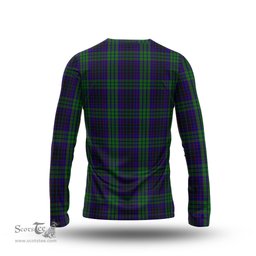 ScotsTee Shop Scottish Lumsden Green Clan Tartan Long Sleeve T Shirt