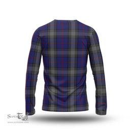 ScotsTee Shop Scottish Kinnaird Clan Crest Tartan Long Sleeve T Shirt