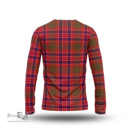 ScotsTee Shop Scottish Lumsden Modern Clan Crest Tartan Long Sleeve T Shirt
