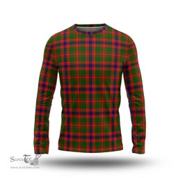 ScotsTee Shop Scottish Kinninmont Clan Tartan Long Sleeve T Shirt