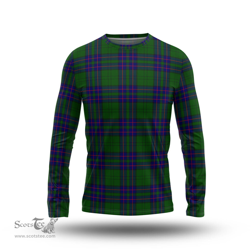 ScotsTee Shop Scottish Lockhart Modern Clan Tartan Long Sleeve T Shirt