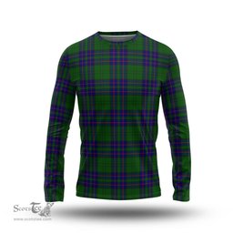 ScotsTee Shop Scottish Lockhart Modern Clan Tartan Long Sleeve T Shirt