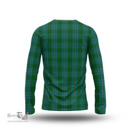 ScotsTee Shop Scottish Irvine of Bonshaw Clan Crest Tartan Long Sleeve T Shirt
