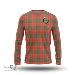 ScotsTee Shop Scottish Grant Ancient Clan Crest Tartan Long Sleeve T Shirt