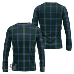 ScotsTee Shop Scottish Jones of Wales Clan Tartan Long Sleeve T Shirt