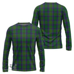 ScotsTee Shop Scottish Hunter of Hunterston Clan Tartan Long Sleeve T Shirt