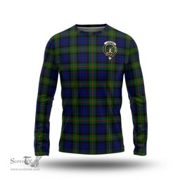 ScotsTee Shop Scottish Jamieson Clan Crest Tartan Long Sleeve T Shirt