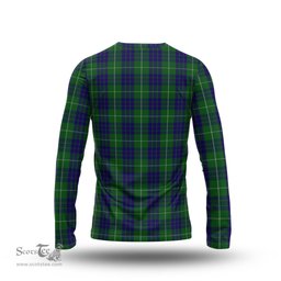 ScotsTee Shop Scottish Hamilton Green Hunting Clan Crest Tartan Long Sleeve T Shirt