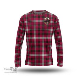 ScotsTee Shop Scottish Little Clan Crest Tartan Long Sleeve T Shirt