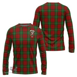 ScotsTee Shop Scottish Lennox Clan Crest Tartan Long Sleeve T Shirt