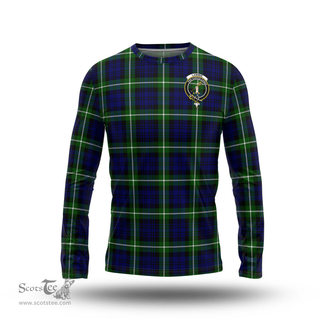 ScotsTee Shop Scottish Lammie Clan Crest Tartan Long Sleeve T Shirt