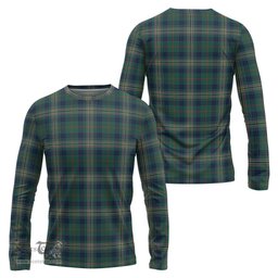 ScotsTee Shop Scottish Kennedy Modern Clan Tartan Long Sleeve T Shirt