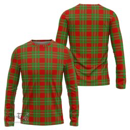 ScotsTee Shop Scottish Grierson Clan Tartan Long Sleeve T Shirt