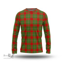 ScotsTee Shop Scottish Grierson Clan Tartan Long Sleeve T Shirt