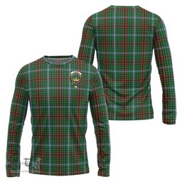 ScotsTee Shop Scottish Gayre Clan Crest Tartan Long Sleeve T Shirt