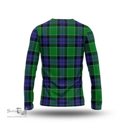 ScotsTee Shop Scottish Haldane Clan Crest Tartan Long Sleeve T Shirt