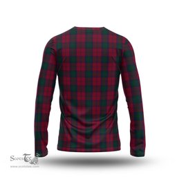 ScotsTee Shop Scottish Lindsay Clan Crest Tartan Long Sleeve T Shirt