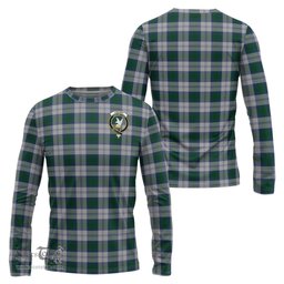 ScotsTee Shop Scottish Lindsay Dress Clan Crest Tartan Long Sleeve T Shirt