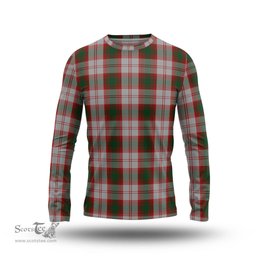 ScotsTee Shop Scottish Lindsay Dress Red Clan Tartan Long Sleeve T Shirt
