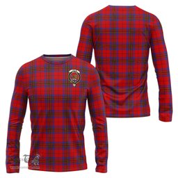 ScotsTee Shop Scottish Leslie Modern Clan Crest Tartan Long Sleeve T Shirt