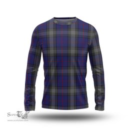 ScotsTee Shop Scottish Kinnaird Clan Tartan Long Sleeve T Shirt